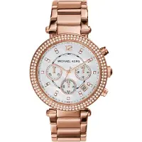 Michael Kors MK5491 PARKER Chronograph Rose Gold nainen