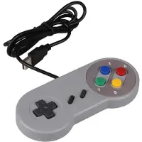 Joy-It SBC-GAMEPAD-SNES, Pad-ohjain, PC, Valintapainike, Käynnistyspainike, Analoginen, Langallinen, USB 2.0