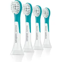 Philips Sonicare Original -hammasharja lapsille HX6034/33 Hellävarainen lasten hampaiden puhdistus 3-vuotiaista alkaen 4 kpl