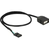 DeLOCK – USB Cable Pin header female > USB 2.0 type-A female 40 cm (83825)
