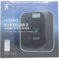 Renpho Elis Solar 2 -älyvaaka, musta