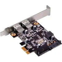 Silverstone USB 3.0 -lisäkortti, 2 x ulk. USB 3.0 2 x sis. USB 3.0, PCI-E x1