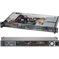 Super Micro Computer B.v. CSE-505-203B palvelinrunko Teline ( 1U ) (CSE-505-203B)