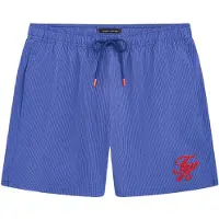 Tommy Hilfiger Underwear Uimashortsit 'Ithaca' sininen / punainen