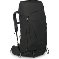 Osprey Kestrel 48 -vaellusrinkka (miehet) - Black, L/XL