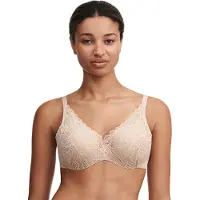 Chantelle Floral Touch Covering Memory T-Shirt Bra - Beige - 80 B