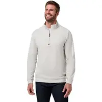 Travis Mathew Cloud Sweater 1/4 Zip - Grey - XXL