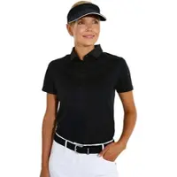 Abacus Lds Cray Drycool Polo - Black - M