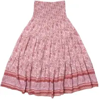 Grunt Grjazmi Print Skirt - Pink - 140