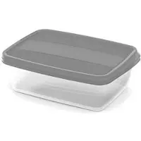 Hobby Hall Curver Vedo -ruoan säilytysrasiat, 3,5 l, harmaat, 2 kpl.