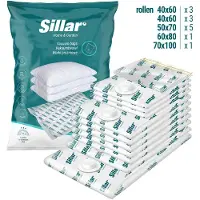 Hobby Hall Sarja 13 Sillar-tyhjiöpussia: cm / 3x 40x60 cm / 3x rullattu 40x60 cm / 5x 50x70 cm / 1x 60x80 cm / 1x 70x100 cm.