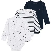 Tommy Hilfiger Lahjapaketti - Body p/h - 3 kpl - Dark Yö Laivast - - 1 v (80) - Bodyt P/H