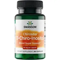 Swanson Health Chirositol D-Chiro-Inositol 85 mg - 60 kapselia - 60 kapselia