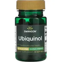 Swanson Health - Ubikinoli, 200 mg - 30 pehmeää kapselia