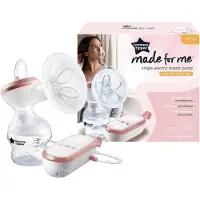 Tommee tippee , sähköinen rintapumppu, joka on suunniteltu minulle, ladattava USB:llä, hiljainen ja kannettava, pullo mukana