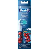 Oral-B PRO Kids 3+ vaihtopäät hammasharjaan lapsille Spiderman 4 kpl
