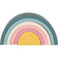 Petite&Mars Rainbow 12m+ aktiivilelu Misty Green 1 kpl