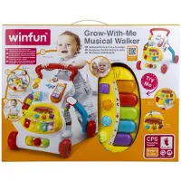 WINFUN - Grow-with-Me Musical Walker (000804)