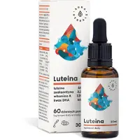 Aura Herbals Luteiini Zeaksantiini A-vitamiini DHA & EPA hapot, tippaa - 30 ml