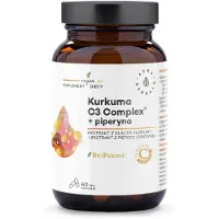 Aura Herbals Turmeric 500 mg C3 Complex + Piperine - 60 Capsules