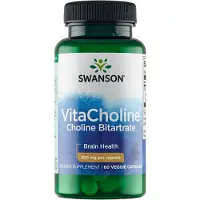 Swanson Health VitaCholine, Koliini 300 mg - 60 kapselia