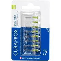 Curaprox Prime Refill vaihtohammasväliharjat läpipainopakkauksessa CPS 011 1,1- 5,0 mm 8 kpl