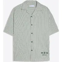 Bershka Paita tummanvihreä / valkoinen