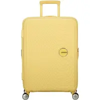 American Tourister Soundbox Spinner Matkalaukku 71,5L, Pastel Yellow