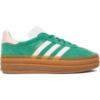 Adidas Tennarit 'Gazelle Bold' vihreä / puuteri / valkoinen