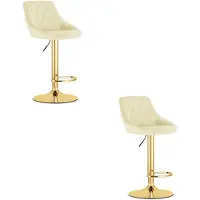 Leobert 2 kpl baarituoleja Kast, 45,5x36x85 cm, hiekanvärinen