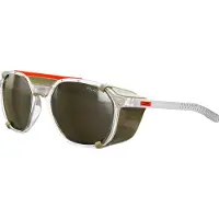 Julbo Slack Cover Spectron 3 Polarized Shiny Crystal / Camel - Silver Flash Urheilulasit L