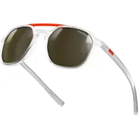 Julbo Slack Cover Spectron 3 Polarized Shiny Crystal / Camel - Silver Flash Urheilulasit L