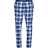 Skiny Pyjamahousut sininen / laivastonsininen / vaaleansininen / valkoinen
