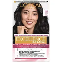 L'Oréal Excellence Creme hiusväri sävy 100 True Black 1 kpl