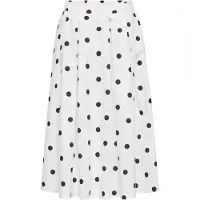 ONLY Onlmaila Long Pleat Skirt Wvn - White - S