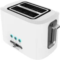 Cecotec Toast&Taste 9000 Double White -leivänpaahdin, 980 W, 2 viipaletta