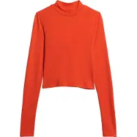 Superdry for woman. W6011737A Long sleeve open back t-shirt orange (XS), Casual