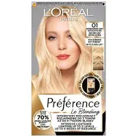 L'Oréal Préférence Le Blonding hiusväri hiusten vaalentamiseen sävy 01 Very very light natural blonde 1 kpl