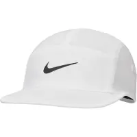 Nike Dri-Fit Fly Unstructured Swoosh Lippis valkoinen, LXL