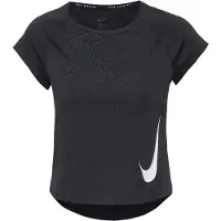 Nike Tempo Swoosh Run Top - Black - L