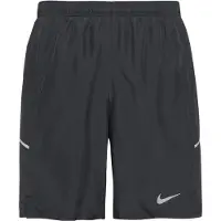 Nike Juoksushortsit Dri-FIT Miler 7" - Musta/Heijastava hopea, koko Medium