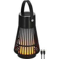 Brennenstuhl FL 100 A rechargeable LED outdoor lamp with flame effect IP44 1700 K 30 lm 18650 USB 20 h (1173740011)