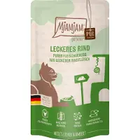 MjAMjAM 12x125g Squeeze Pure Meat Delight nauta kissan märkäruoka