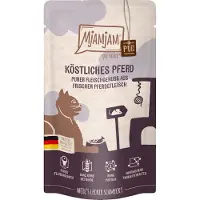 MjAMjAM 24x125g smoothiepussi herkullinen hevonen kissan märkäruoka