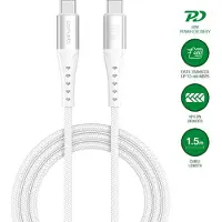 4smarts 541452, 1,5 m, USB C, USB C, 0,48 Gbit/s, Valkoinen