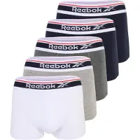 Reebok Bokserishortsit 'JAY' laivastonsininen / tummansininen / meleerattu harmaa / valkoinen