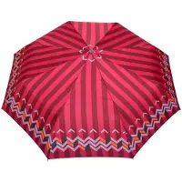 Parasol Naisten automaattisesti avautuva ja sulkeutuva sateenvarjo, Hiiliteräs, pleates-red,