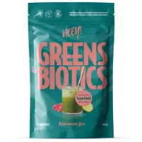 Heey! Greens & Biotics Superfood Raspberry Lime