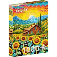 Enjoy Puzzle ENJOY Sunflower House 1000p palapeli