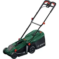 Bosch Rotak 18V-32 -akkuruohonleikkuri, 18V, 32 cm, hiiliharjaton, ilman akkua ja laturia